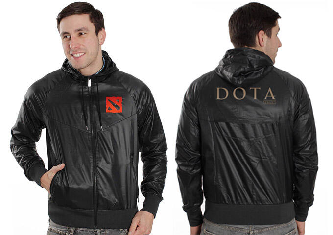Jaket Hoodie Parasut Dota 2 Waterproof & Windbreaker !! For GAMERS !!