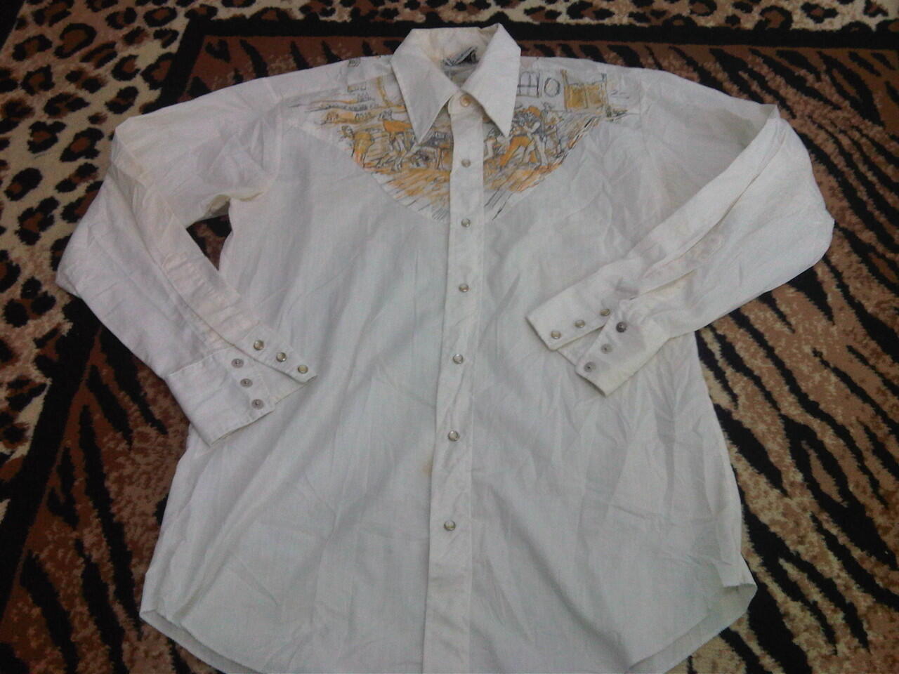 jual country western cowboy shirt / kemeja original made in usa