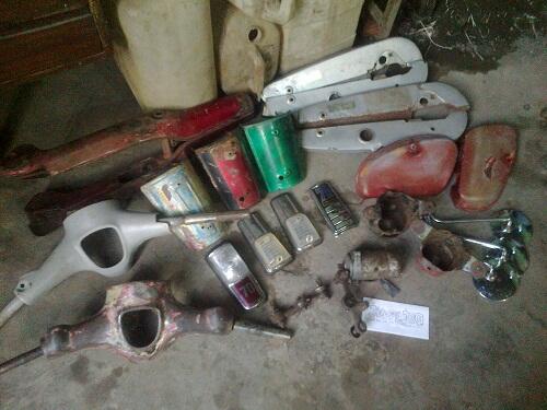 sparepart onderdil honda c50 c70 c90 cub series sisa bongkaran