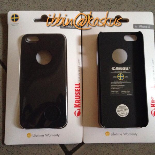 Krusell Color Cover iPhone 5 / 5s Premium Ultra Thin case (0.4mm) Harga Reseller
