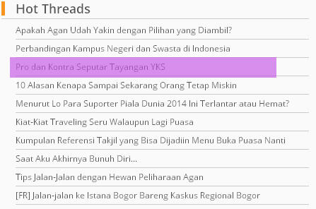 Atas Nama Rating Mohon Jangan Hentikan Acara YKS (Yuk Keep Smile) di Trans TV!