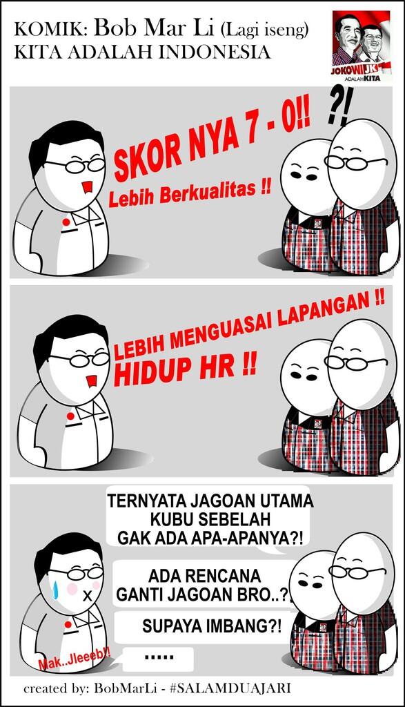 (KOMIK) BOB MAR Li DUKUNG JOKOWI