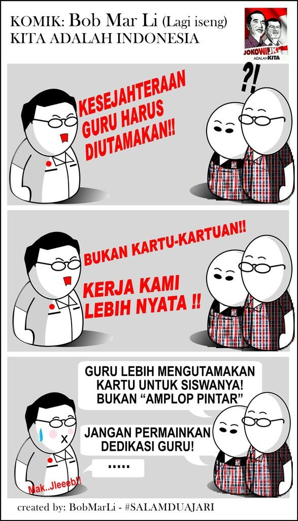 (KOMIK) BOB MAR Li DUKUNG JOKOWI