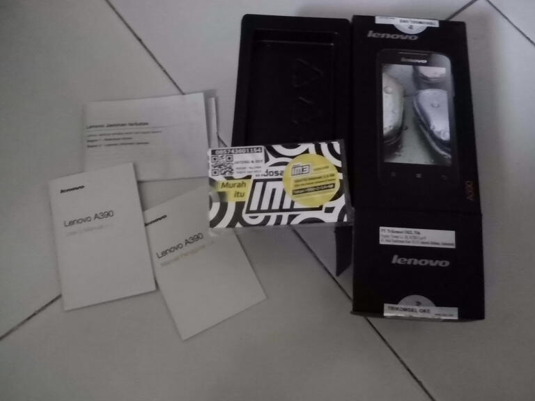 Jual Smartphone Lenovo A390 second (bekas)