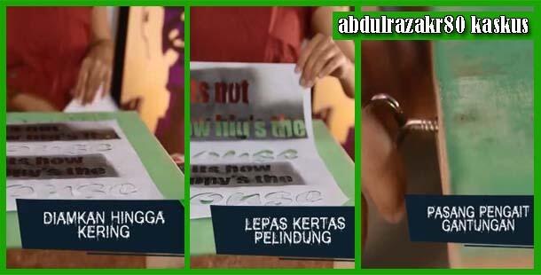 Tutorian Membuat Barang Sederhana Jadi Pajangan Rumah