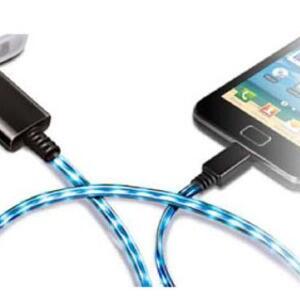 Jual Murah New Smar EL VISBLE LED SYNC data and Charging CAble Cord