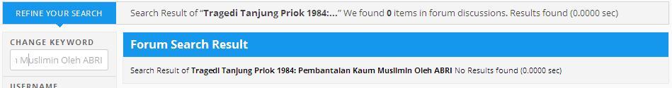Tragedi Tanjung Priok 1984: Pembantaian Kaum Muslimin Oleh ABRI