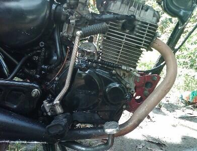 honda mega pro 2005 modif chopper jap cb brat style