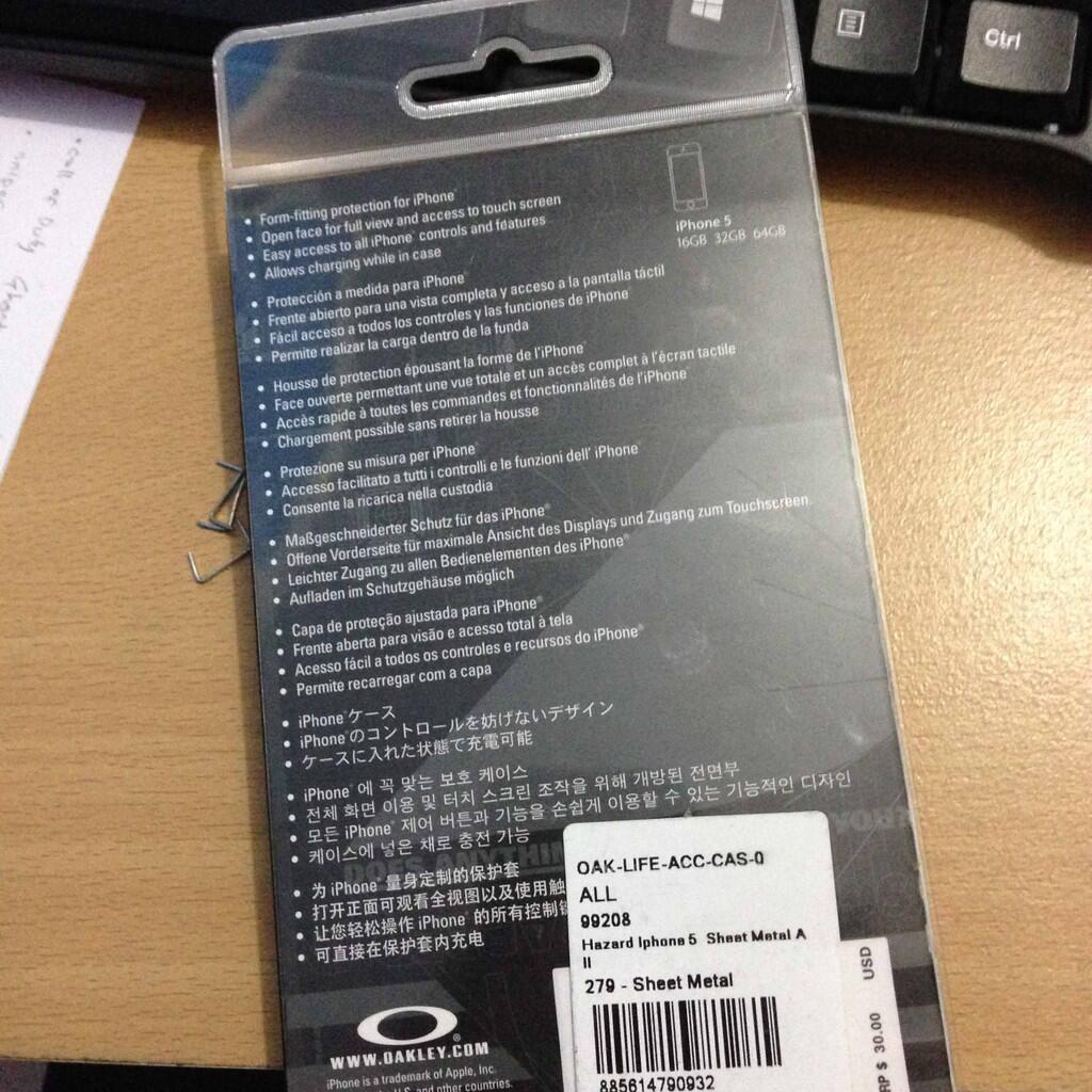 iPhone5 case oakley ORIGINAL
