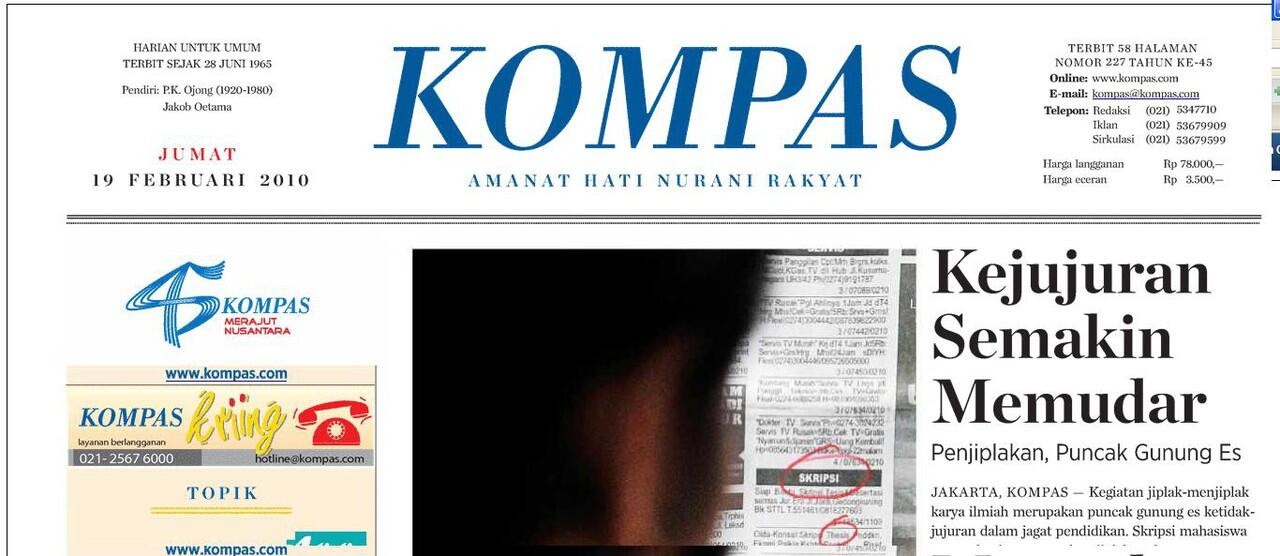 #%$ Coba pemerintahan ini kaya koran $%#