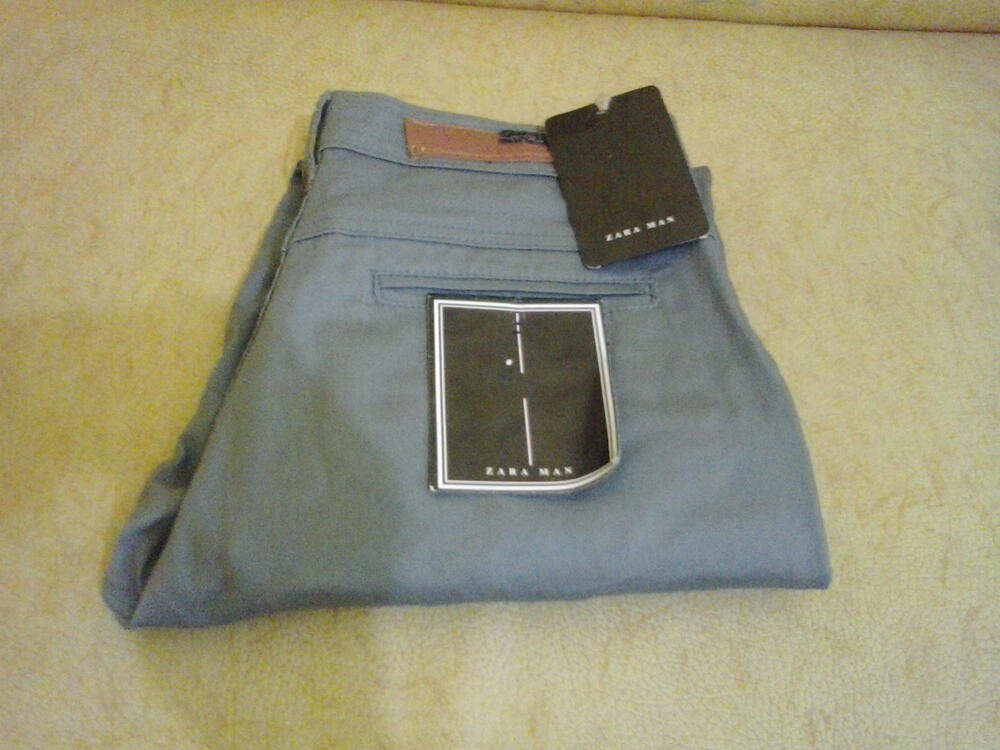 Jual Rugi Chinos Zara Grey Made in Turkey size 30 slimfit Baru Gress Dijamin (SBY)