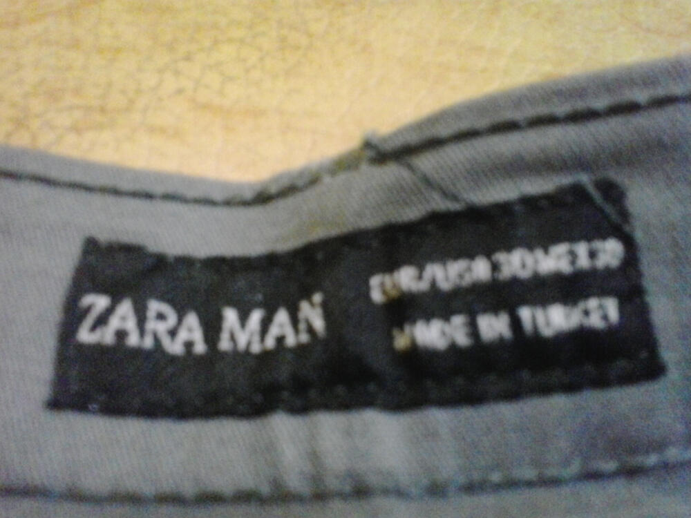 Jual Rugi Chinos Zara Grey Made in Turkey size 30 slimfit Baru Gress Dijamin (SBY)