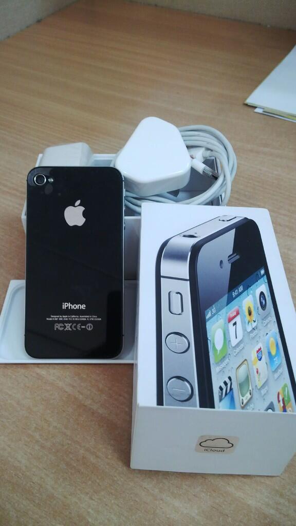 iPhone 4S 32GB Black 95%, Murah Buat Lebaran