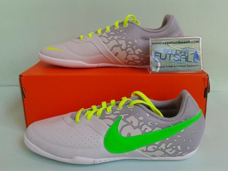 Juala sepatu futsal NIKE ELASTICO II pure platinum original
