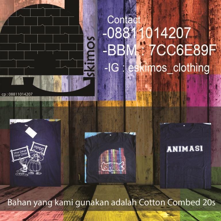 WTS T-shirt, Kaos Band, Kaos Bola, Kaos Super Hero, Kaos Eskimos, Kaos Vespa