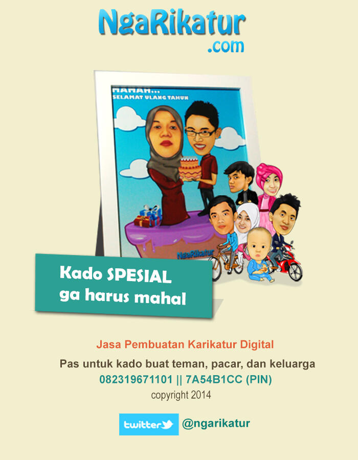 Karikatur Wajah Unik