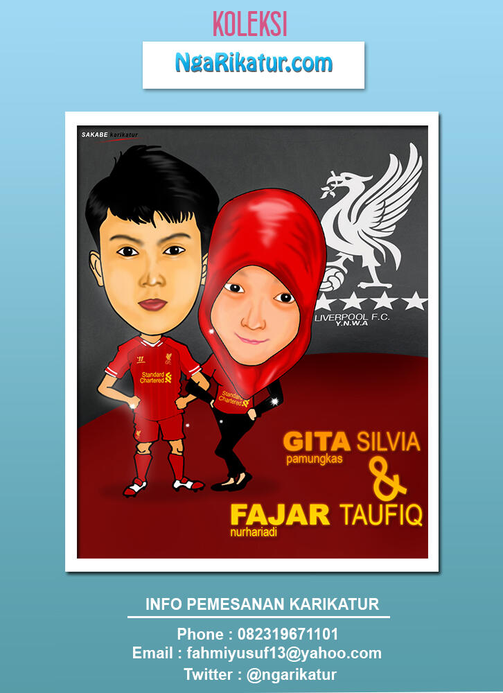 Karikatur Wajah Unik