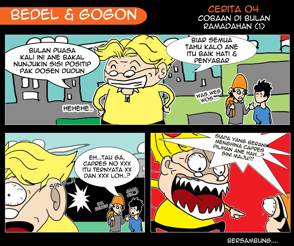 komik bedel &amp; gogon in ramadhan 2014 (updated)