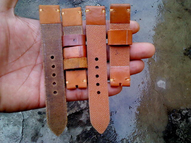 (PART 23) Leather Strap Vintage uk 18/20/22/24mm. ada 32 pieces...murahhh