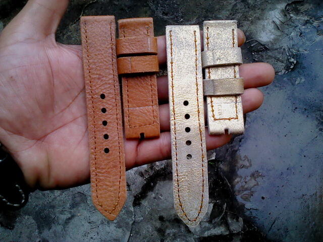 (PART 23) Leather Strap Vintage uk 18/20/22/24mm. ada 32 pieces...murahhh