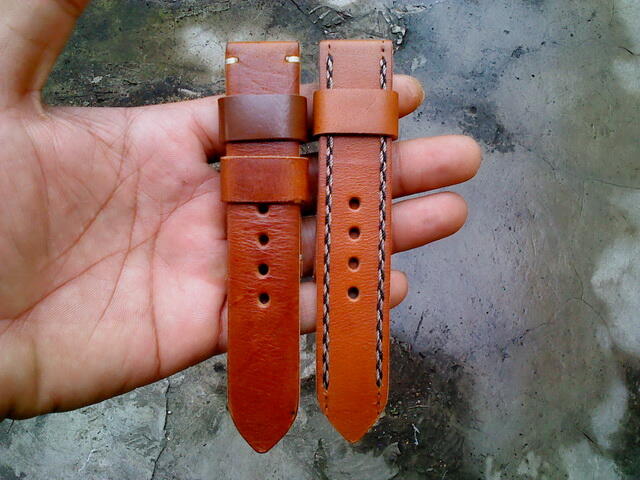(PART 23) Leather Strap Vintage uk 18/20/22/24mm. ada 32 pieces...murahhh