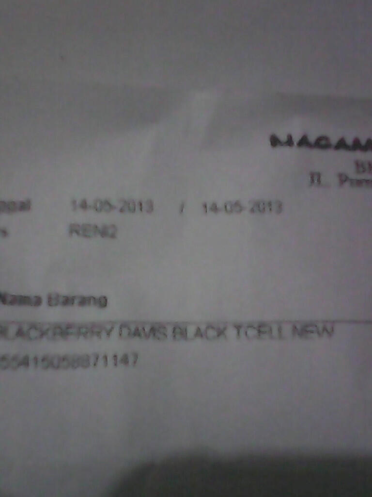Blackberry Curve alias Davis Bandung