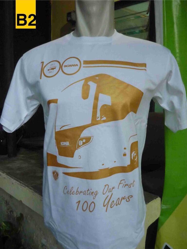 Kaos Scania edisi 100 Tahun Scania
