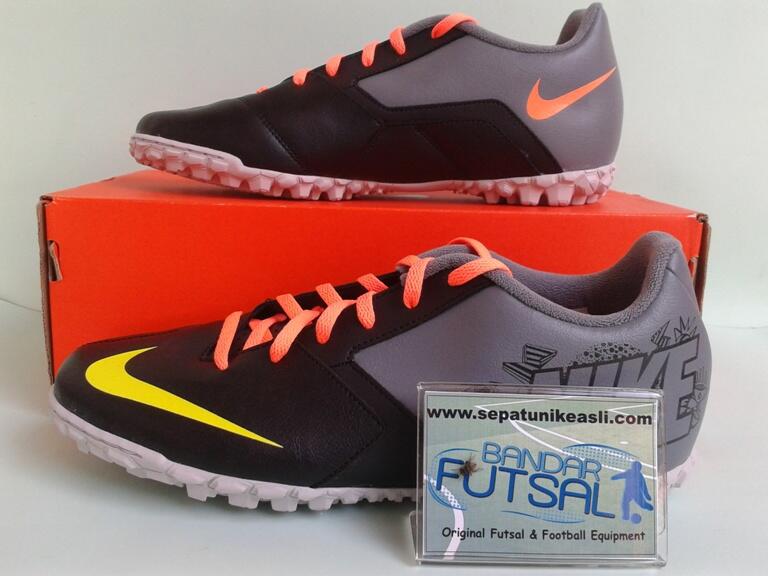 Sepatu futsal NIKE BOMBA II Black Volt Original