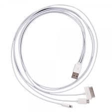 CABLE USB IPHONE 4/4S/5/5S 3 IN 1 UNIVERSAL ORIGINAL MURAH DIJAMIN !