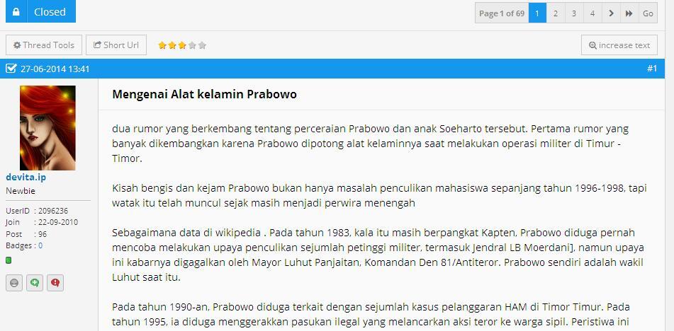 Kenapa Admin dan Moderator Kaskus membiarkan thread seperti ini ??