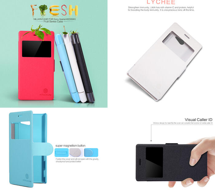 Casing Hardcase Flipcase Leather case Flipcover Tempered Glass Sony Xperia E1 M2 T2