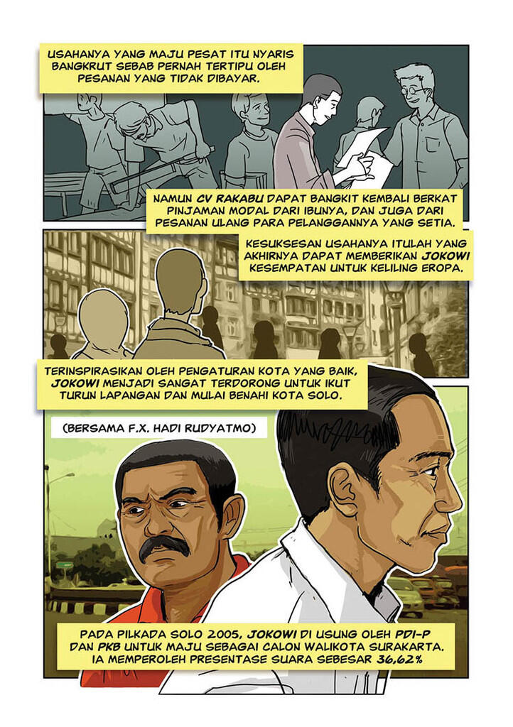KOMIK PERJALANAN CALON PRESIDEN 2014-2019 JOKO WIDODO