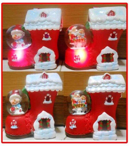 RUMAH NATAL SANTA CLAUS DAN SNOWMAN