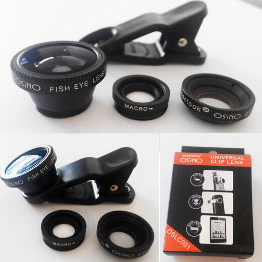 SUPPLIER TONGSIS DAN LENSA JEPIT 3IN1 (FISHEYE, MACRO, WIDE)