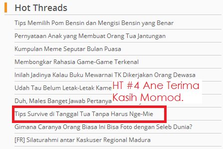 Tips-tips Agar Bisa Tetap Hidup Ditanggal Tua (Tanpa Harus Nge-Mie)