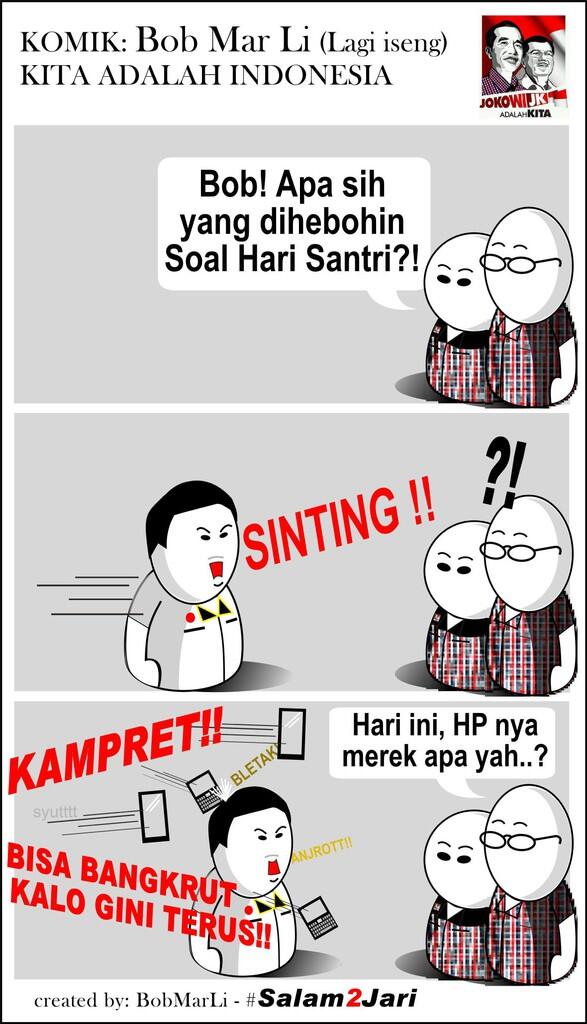 (KOMIK) BOB MAR Li DUKUNG JOKOWI