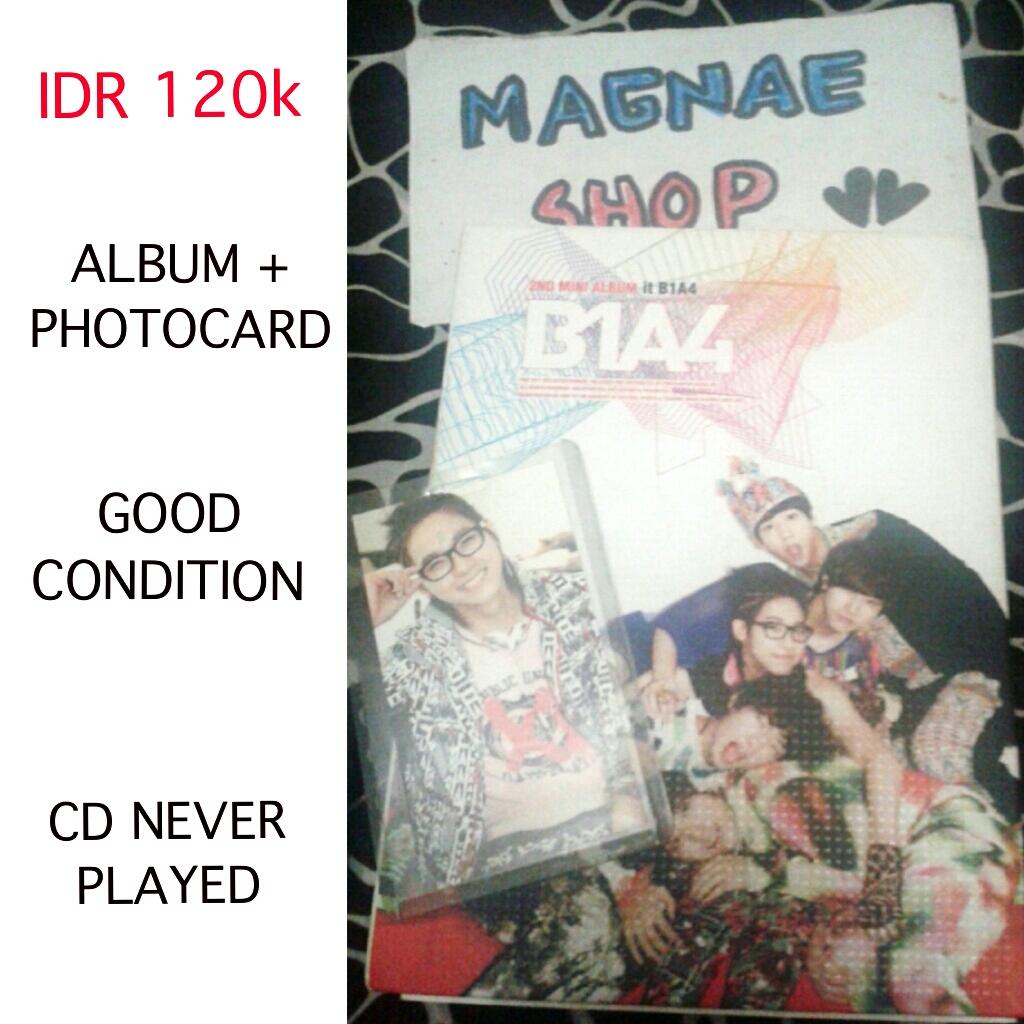 WTS/JUAL ALBUM PHOTOCARD EXO SHINEE Fx SNSD INFINITE B1A4 BEAST KPOP SECOND UNSEALED