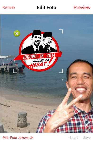 5 Aplikasi Android &quot;Pak Jokowi&quot; paling kreatif . 