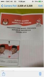 Terjawab Sudah Foto Kertas Suara Tanpa Gambar Capres No.2
