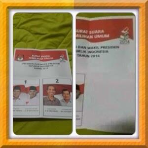 Terjawab Sudah Foto Kertas Suara Tanpa Gambar Capres No.2