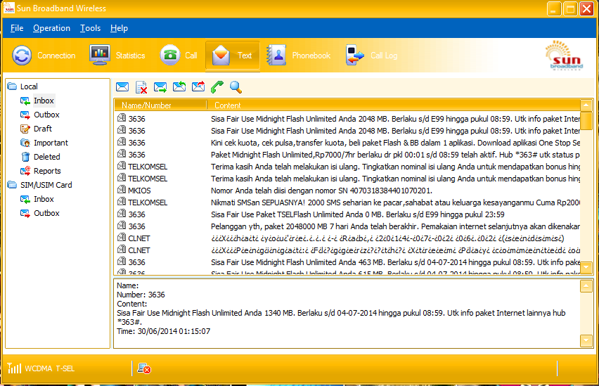 &#91;TELKOMSEL&#93; dapat paket internet 2048000 MB (2TB) Percaya???