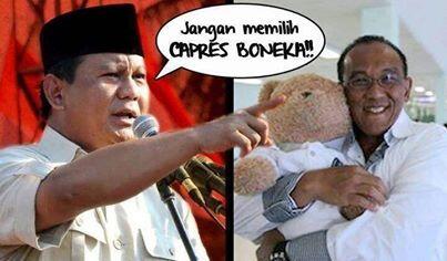 Siapa kah Capres Boneka yang sesungguh nya?