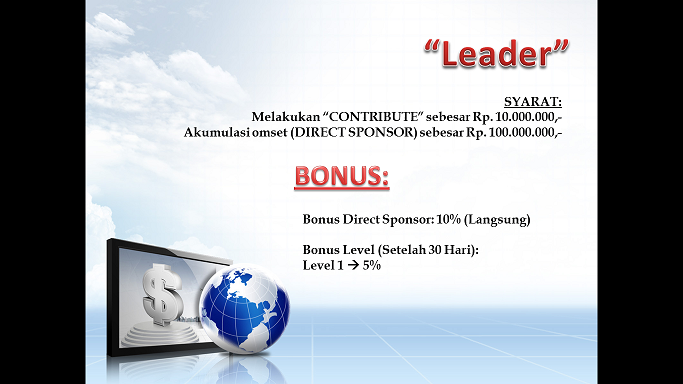 TOGETHER2SUCCESS.COM BISNIS DAHSYAT BUNGA 36% / BLN FIX