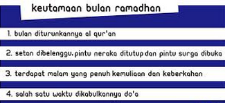 hikmah keutamaan bulan ramadhan