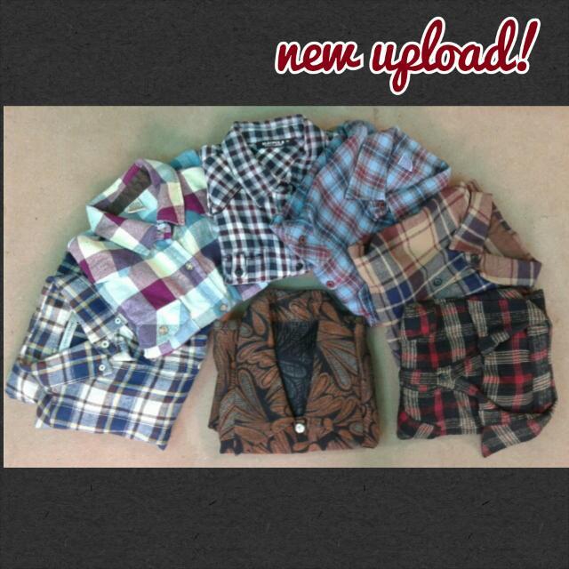 Men Carousell Fashion Store: Preloved Flannel KEMEJA untuk kamu cowo gaul & trendi