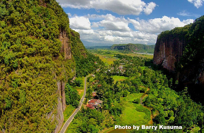 Harau Valley salah satu lembah terindah di Indonesia.