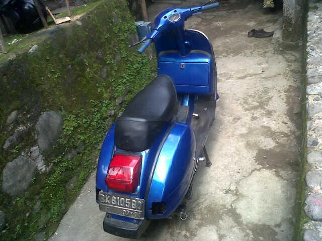 vespa px 79 blue bpkb only bogor murmer sikattt