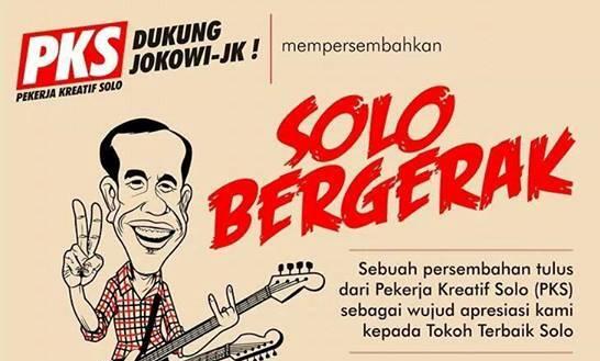 |Bukan Panasbung Koruptor SAPI| Gelar Solo Bergerak, PKS Dukung Jokowi