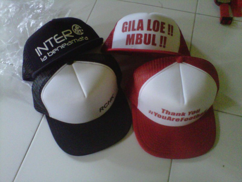 yg mau bikin trucker / topi jaring satuan masuk sini..!!