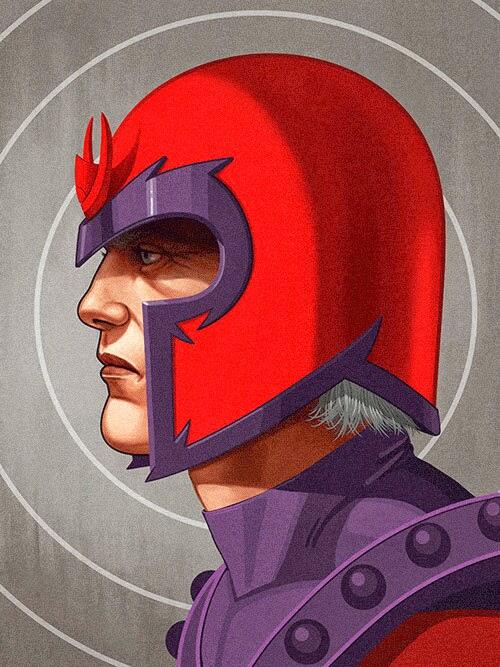 Poster Retro Superhero Marvel